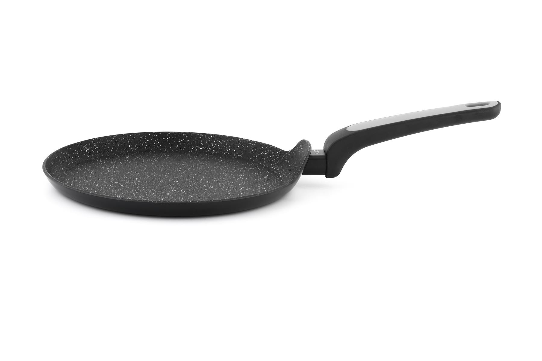 Patelnia do Naleśników z Powłoką Nieprzywierającą Greblon C3+ 26cm NOIS Silver